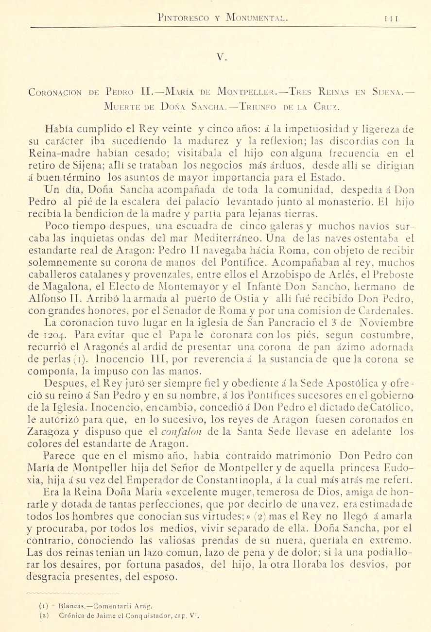 1882 Aragón histórico pintoresco y monumental. Página 111 1882 Aragón histórico pintoresco y monumental. Página 111