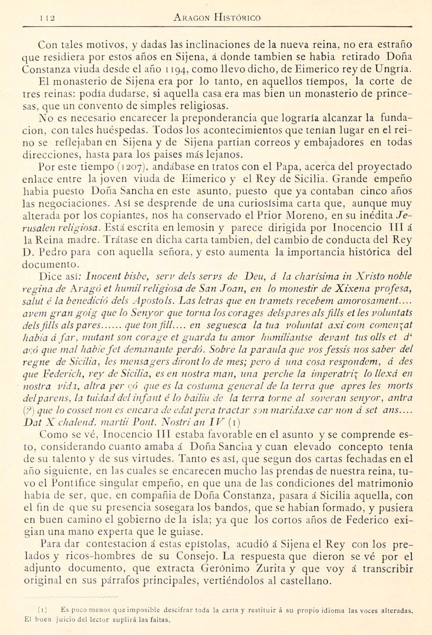 1882 Aragón histórico pintoresco y monumental. Página 112 1882 Aragón histórico pintoresco y monumental. Página 112