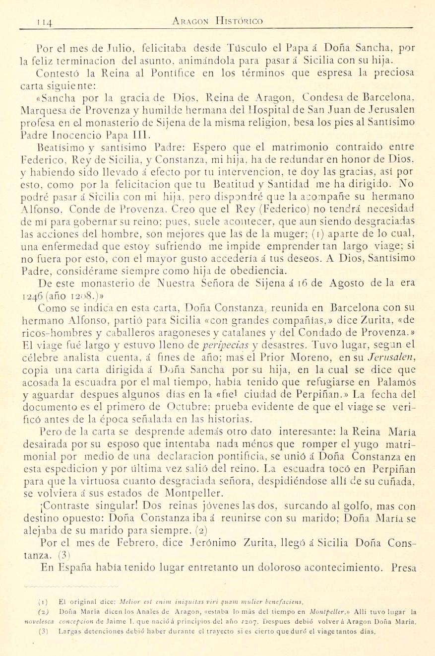 1882 Aragón histórico pintoresco y monumental. Página 114 1882 Aragón histórico pintoresco y monumental. Página 114