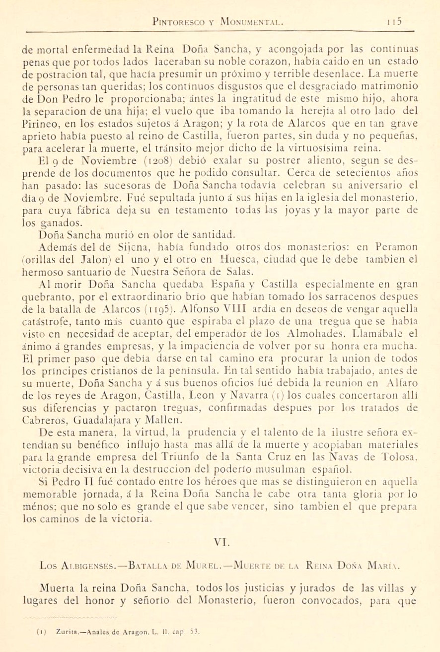 1882 Aragón histórico pintoresco y monumental. Página 115 1882 Aragón histórico pintoresco y monumental. Página 115