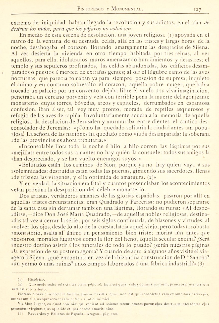 1882 Aragón histórico pintoresco y monumental. Página 127 1882 Aragón histórico pintoresco y monumental. Página 127