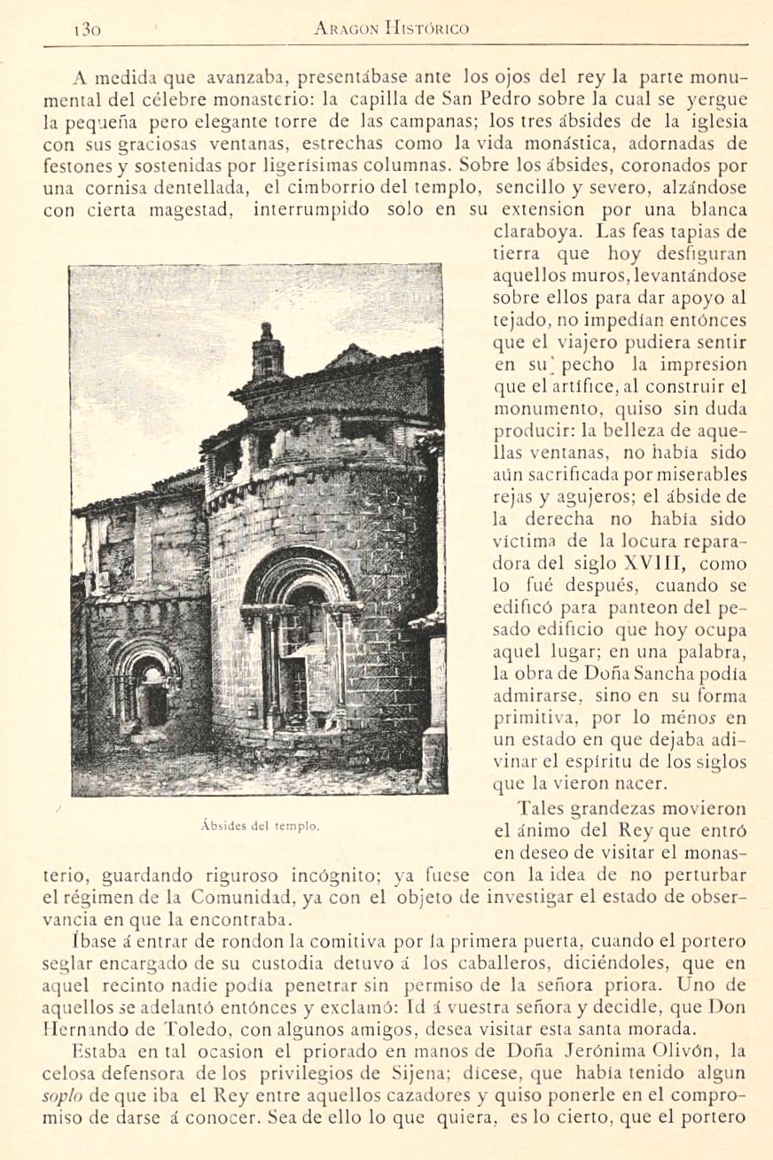 1882 Aragón histórico pintoresco y monumental. Página 130 1882 Aragón histórico pintoresco y monumental. Página 130