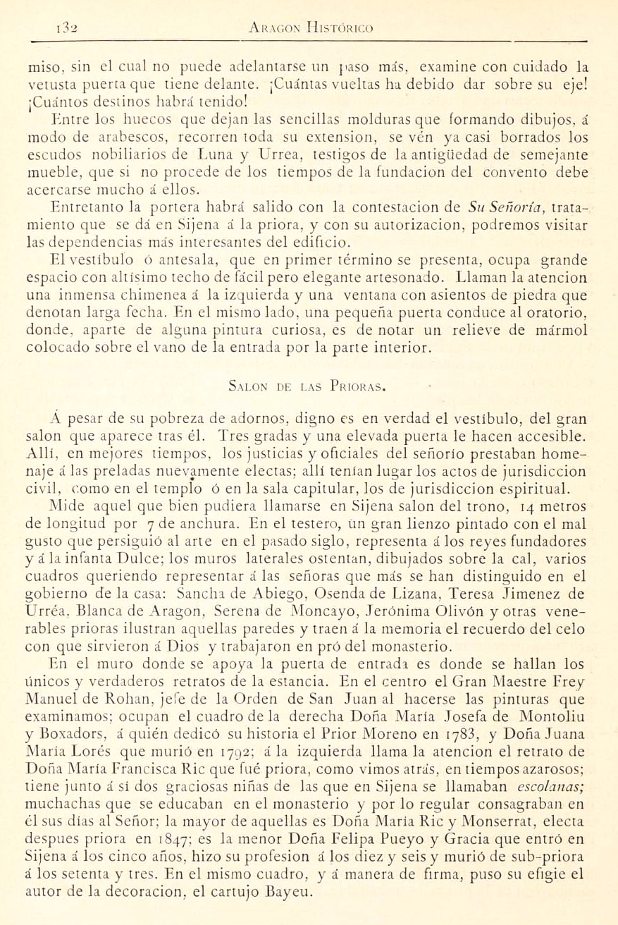 1882 Aragón histórico pintoresco y monumental. Página 132 1882 Aragón histórico pintoresco y monumental. Página 132