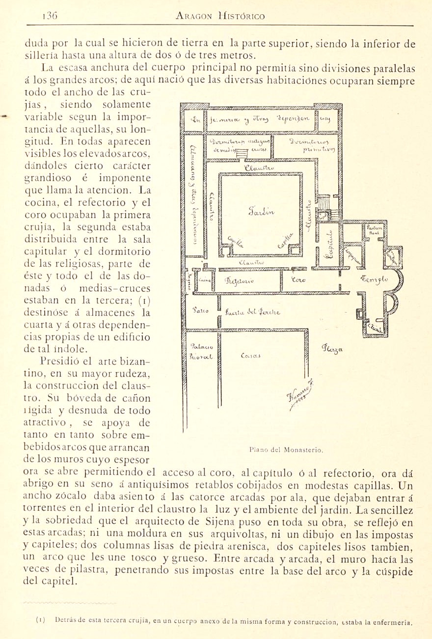 1882 Aragón histórico pintoresco y monumental. Página 136 1882 Aragón histórico pintoresco y monumental. Página 136