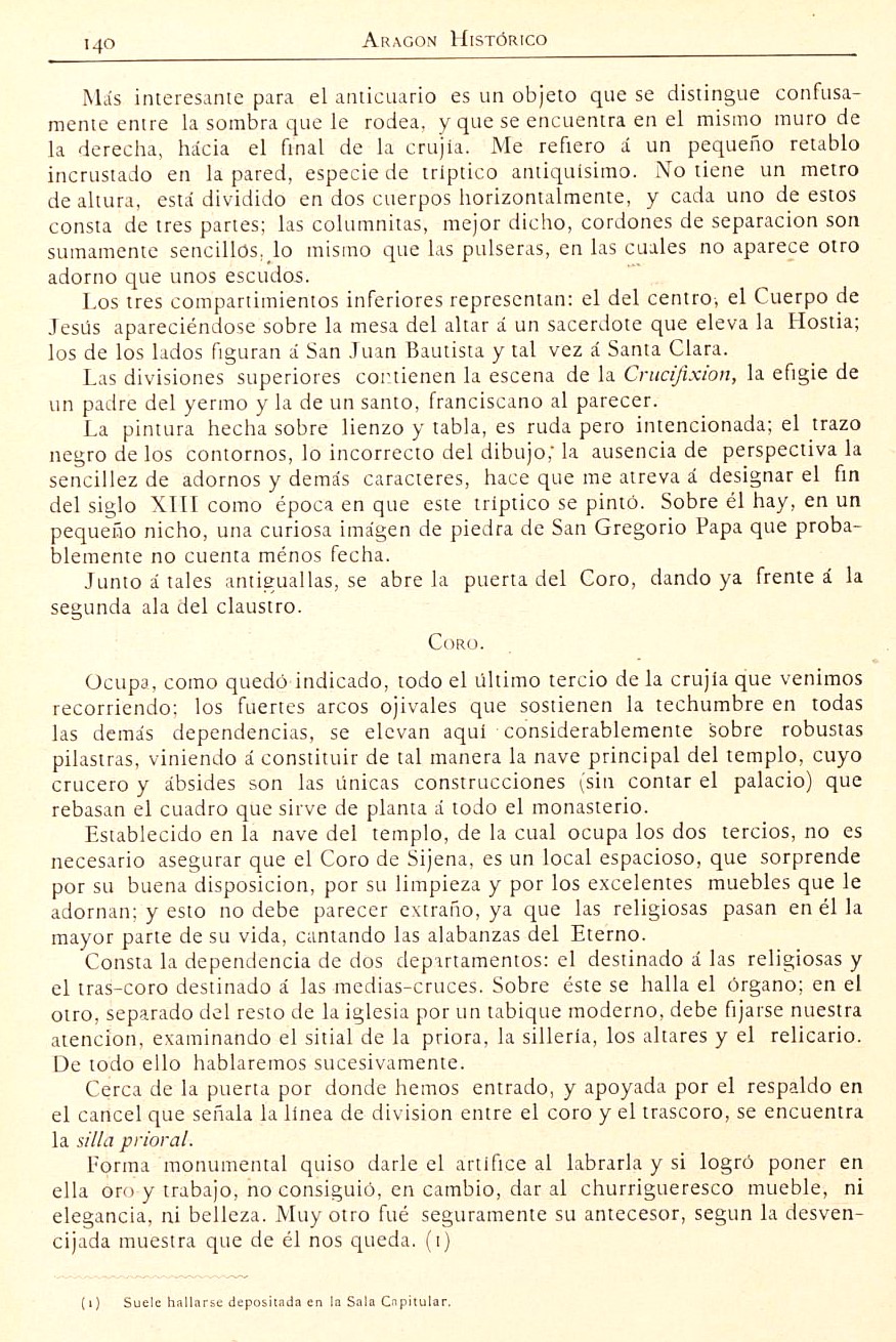 1882 Aragón histórico pintoresco y monumental. Página 140 1882 Aragón histórico pintoresco y monumental. Página 140