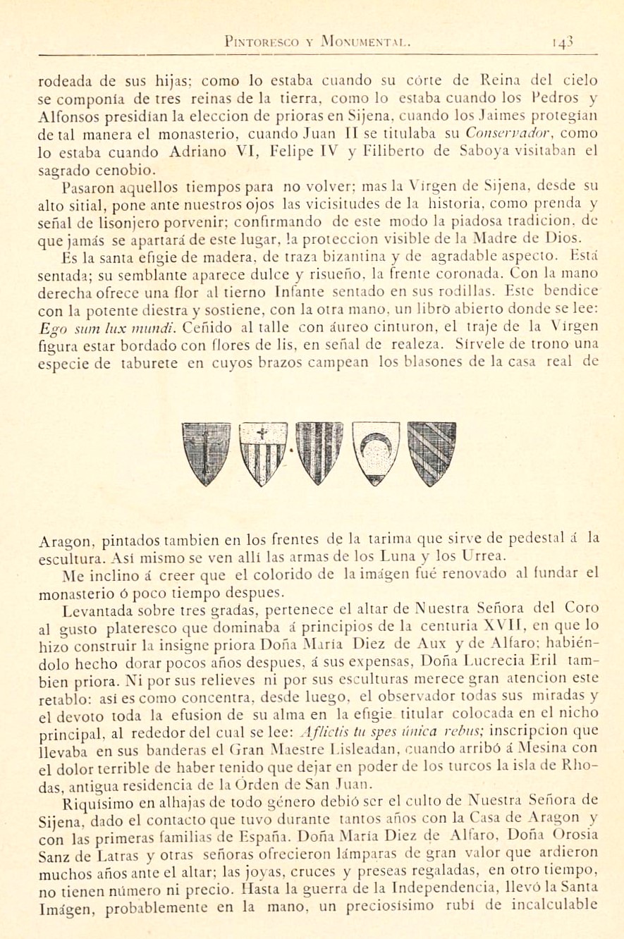 1882 Aragón histórico pintoresco y monumental. Página 143 1882 Aragón histórico pintoresco y monumental. Página 143