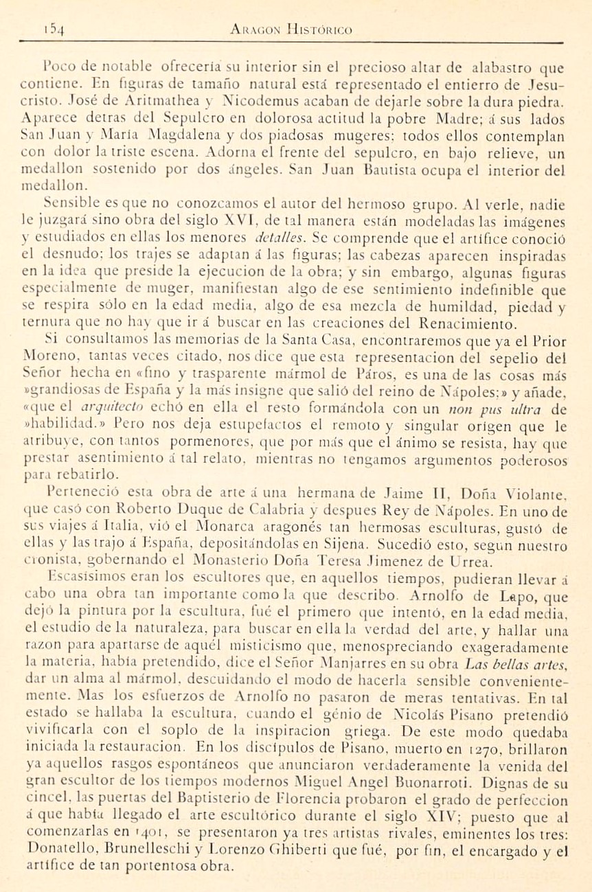 1882 Aragón histórico pintoresco y monumental. Página 154