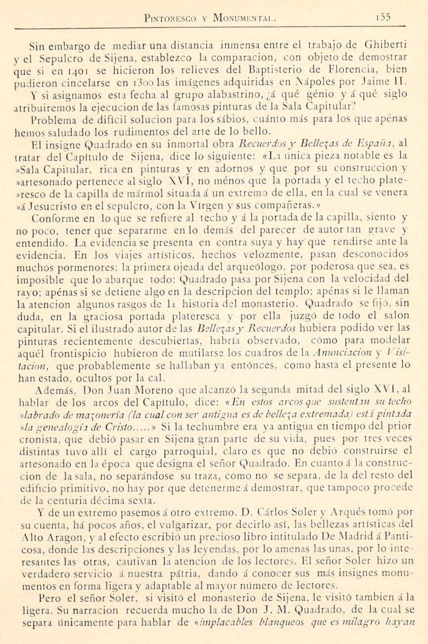 1882 Aragón histórico pintoresco y monumental. Página 155 1882 Aragón histórico pintoresco y monumental. Página 155