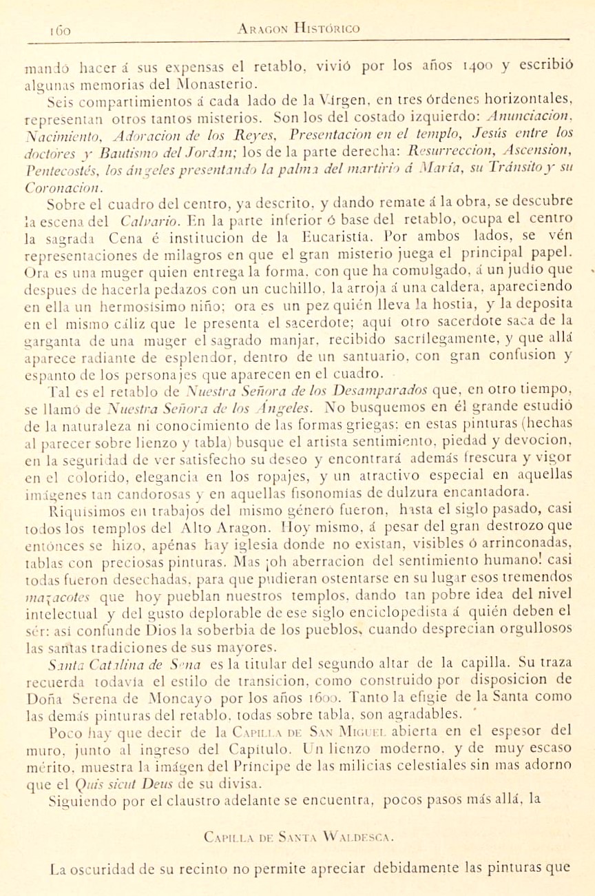 1882 Aragón histórico pintoresco y monumental. Página 160 1882 Aragón histórico pintoresco y monumental. Página 160