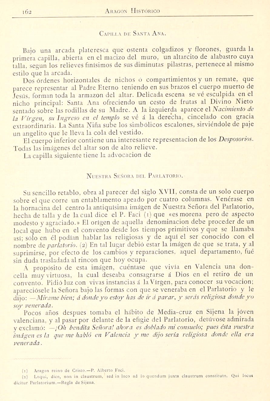1882 Aragón histórico pintoresco y monumental. Página 162 1882 Aragón histórico pintoresco y monumental. Página 162