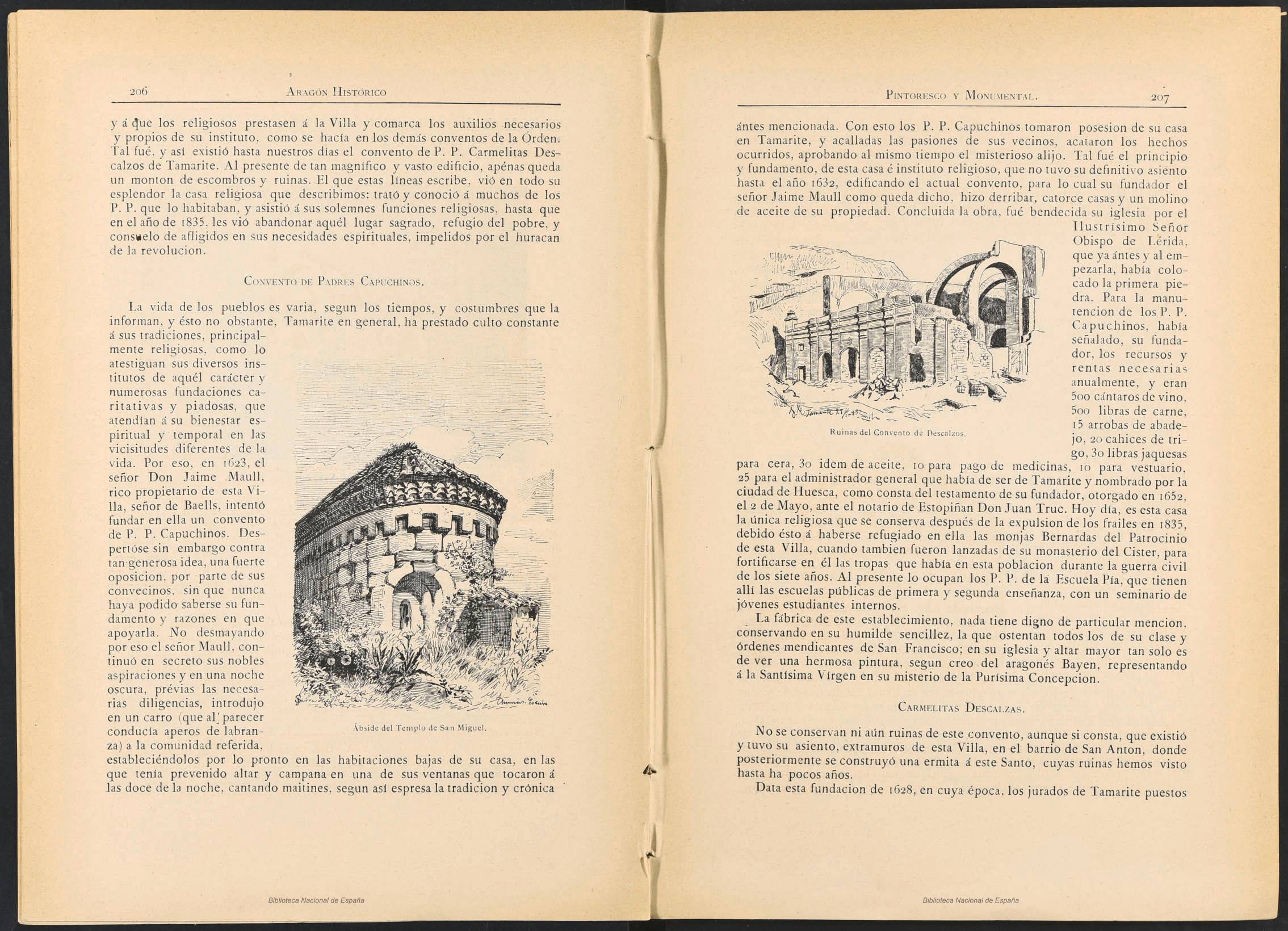1882 Aragón histórico pintoresco y monumental. Página 207 1882 Aragón histórico pintoresco y monumental. Página 207