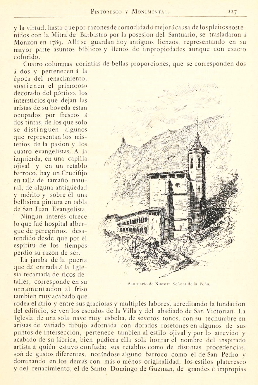 1882 Aragón histórico pintoresco y monumental. Página 227 1882 Aragón histórico pintoresco y monumental. Página 227