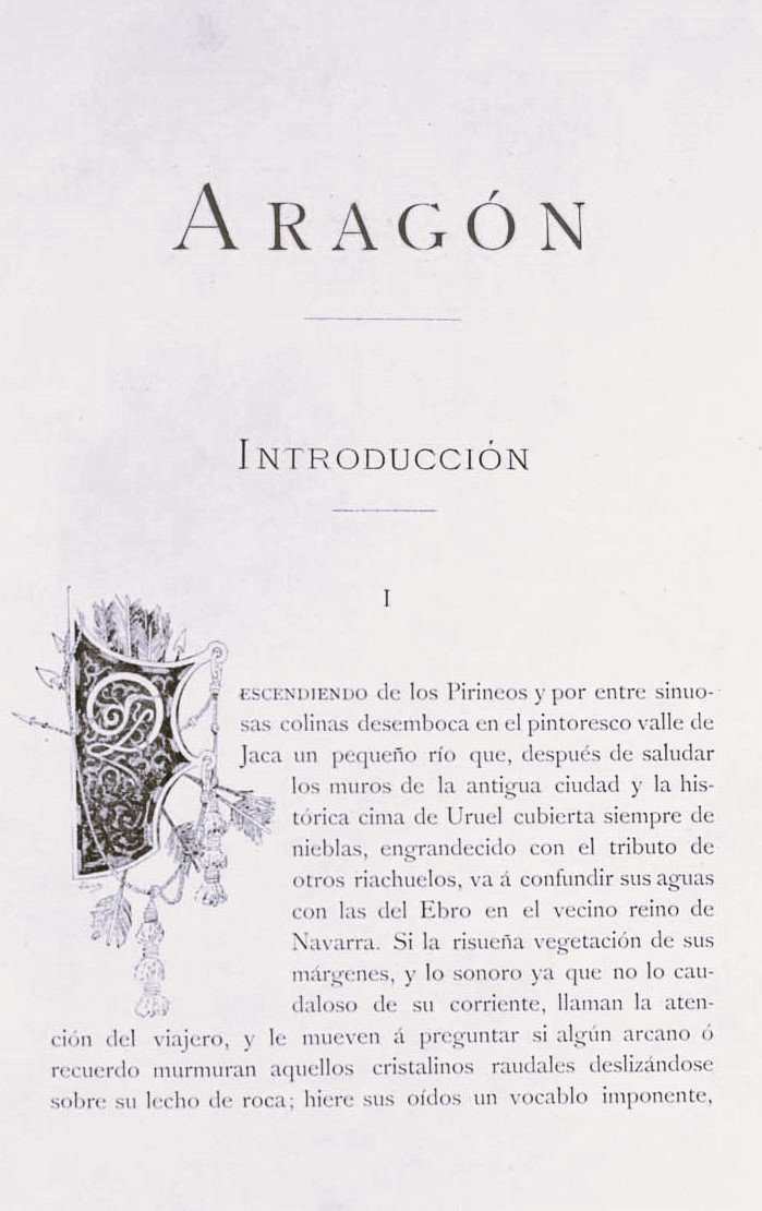 1886 Aragón bellezas de España. Página 5 1886 Aragón bellezas de España. Página 5