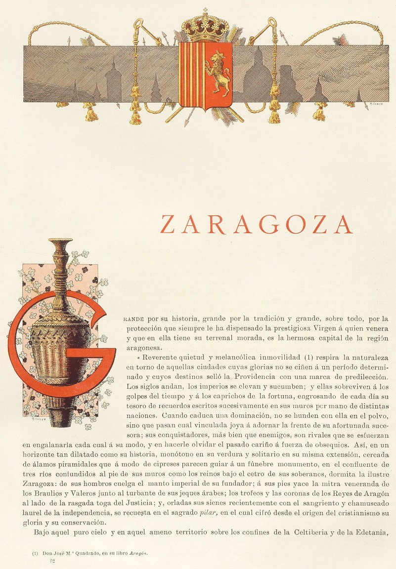 1905 Maravillas De España. Página 205 Escudo y Presentación 1905 Maravillas De España. Página 205 Escudo y Presentación