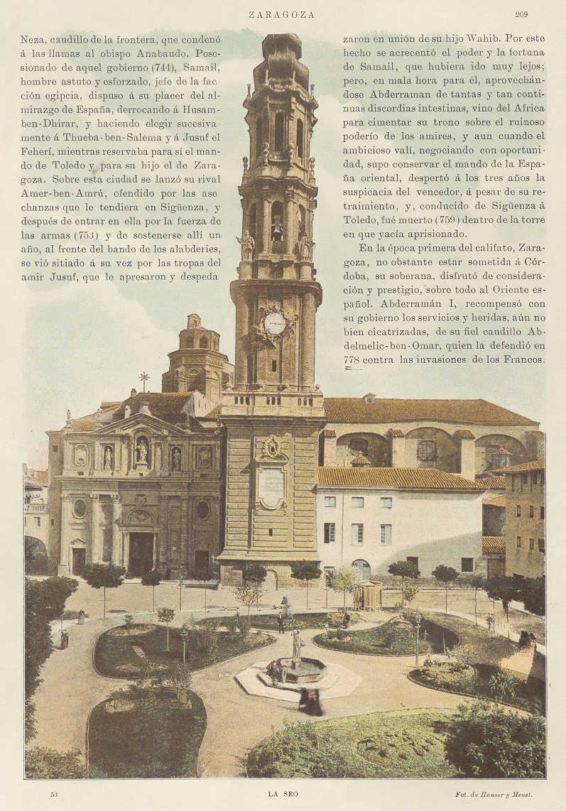 1905 España artística-monumental. Página 209. La Seo 1905 España artística-monumental. Página 209 La Seo