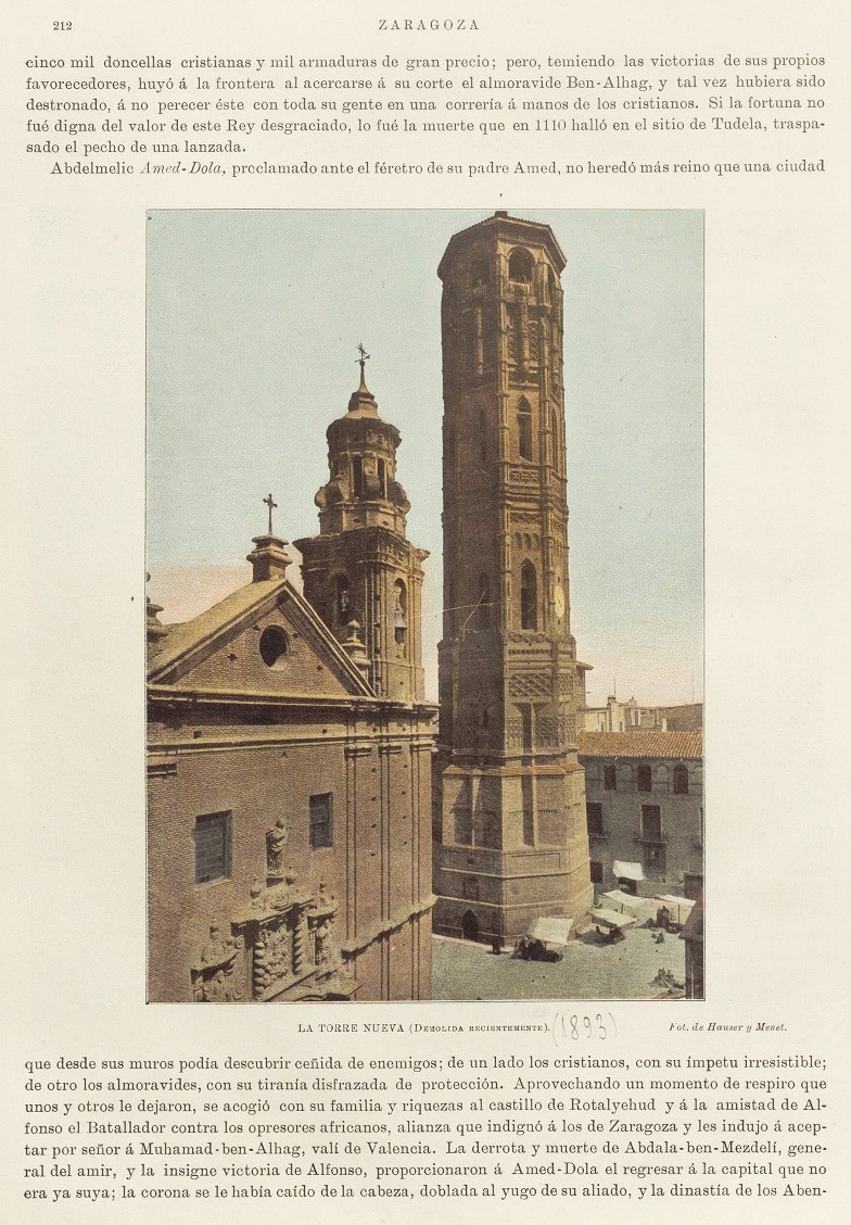 1905 España artística-monumental. Página 212. Torre Nueva 1905 España artística-monumental. Página 212 Torre Nueva