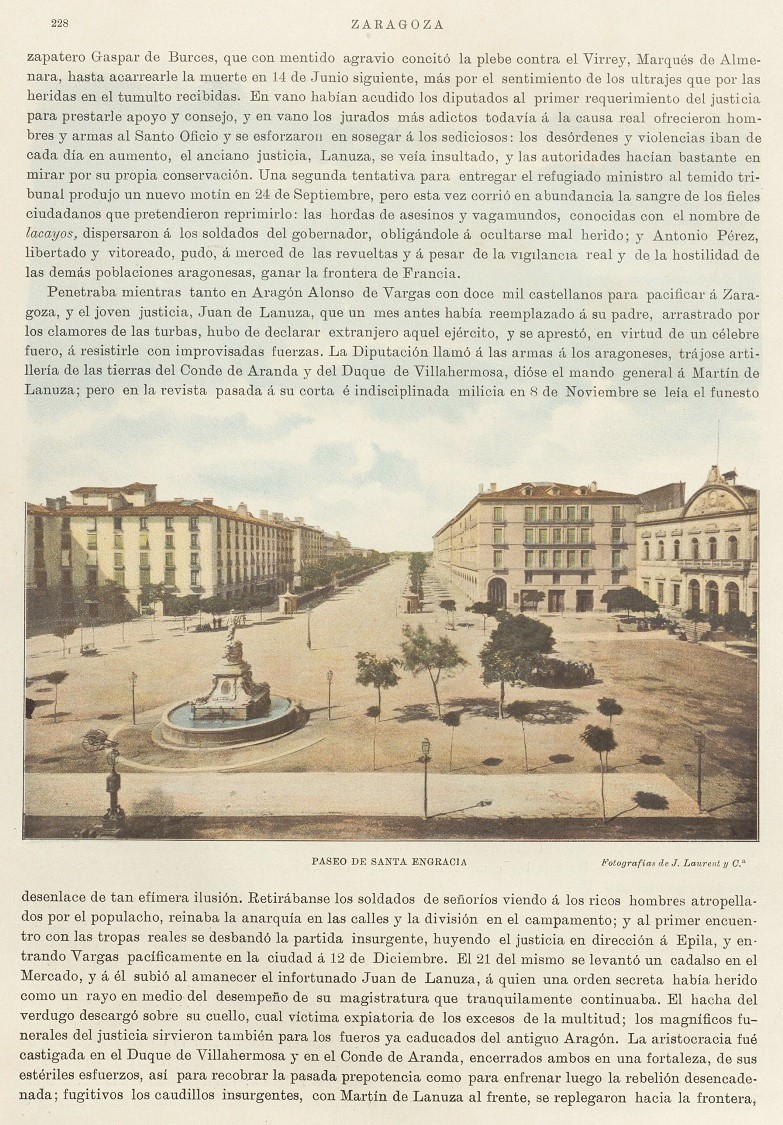 1905 España artística-monumental. Página 228. Paseo de Santa Engracia 1905 España artística-monumental. Página 228. Paseo de Santa Engracia