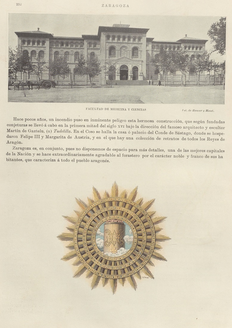 1905 España artística-monumental. Página 232. Facultad de Medicina Y Ciencias 1905 España artística-monumental. Página 232. Facultad de Medicina Y Ciencias