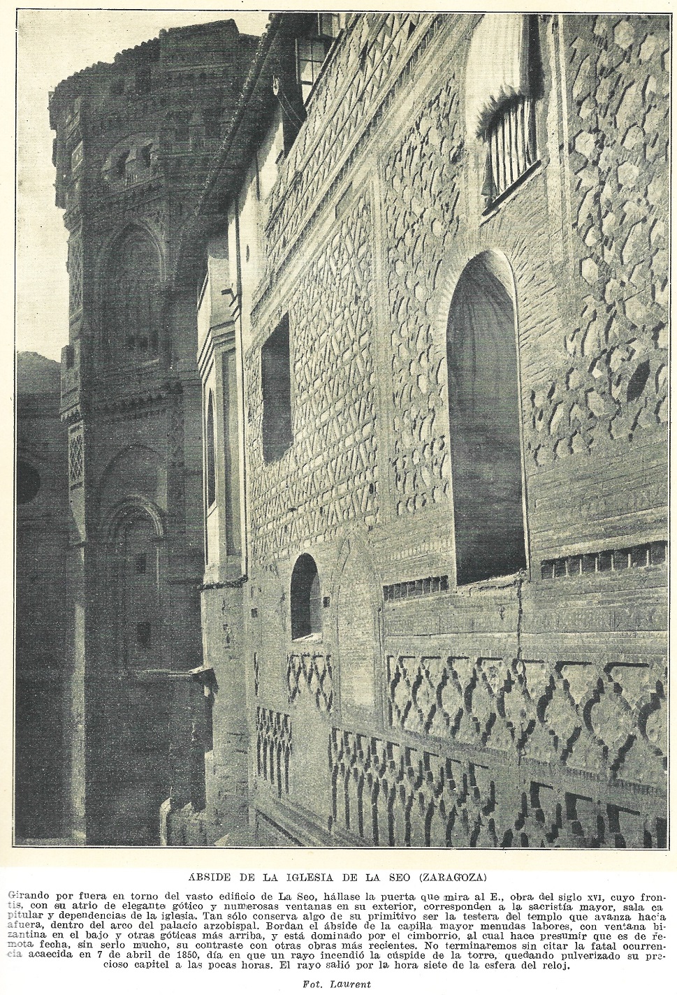 Abside de La Seo (Zaragoza).
