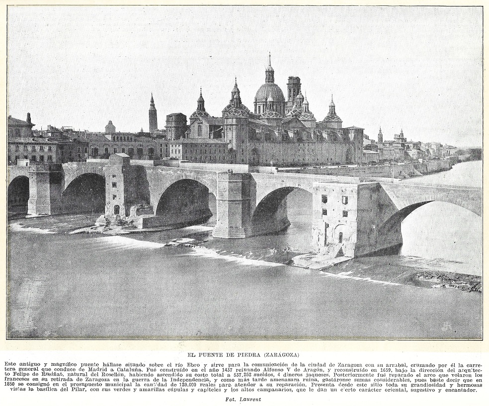 El Puente De Piedra (Zaragoza).