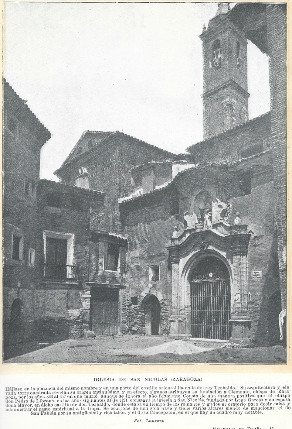 Iglesia de San Nicolas (Zaragoza). Iglesia de San Nicolas (Zaragoza).