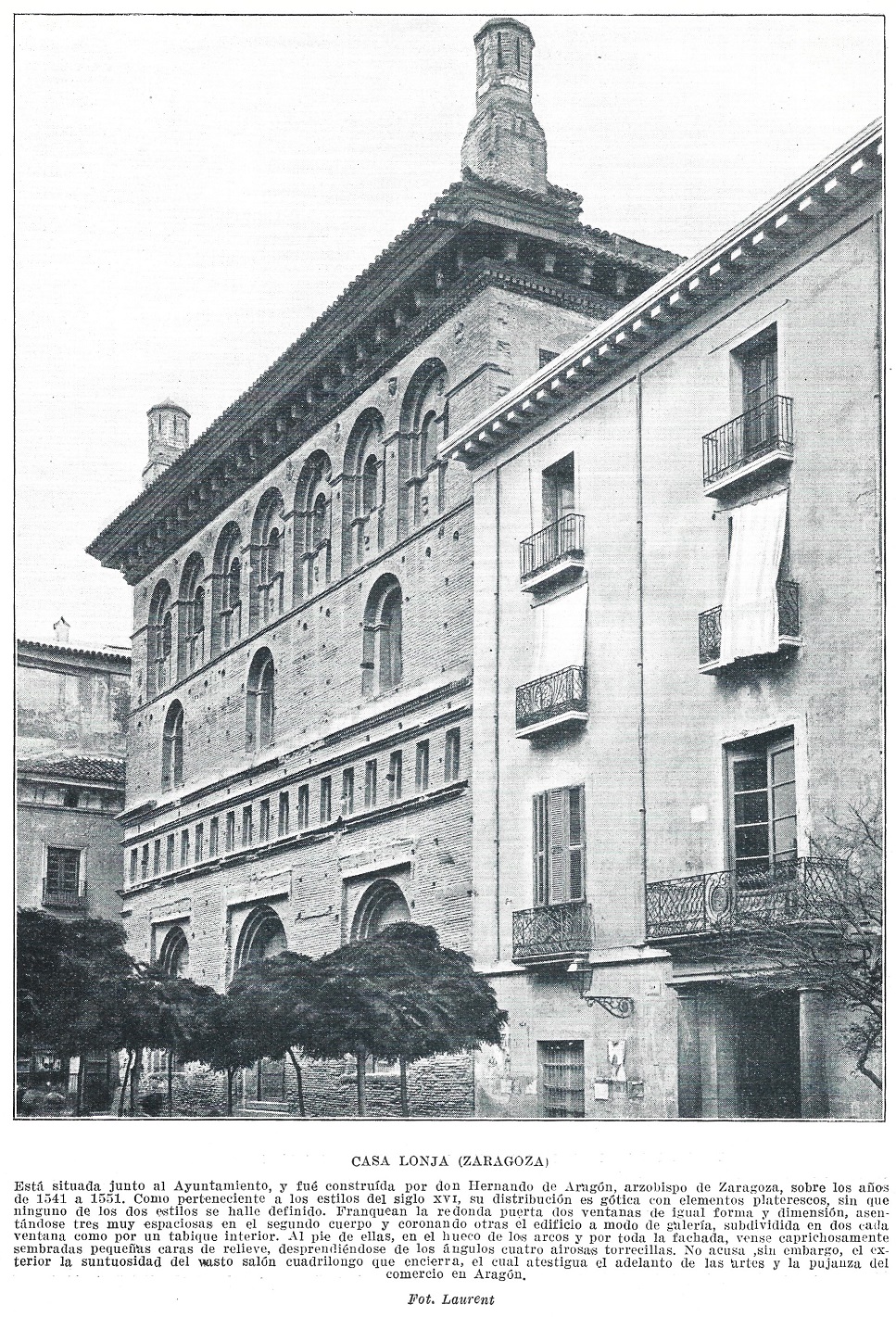 Casa Lonja (Zaragoza).