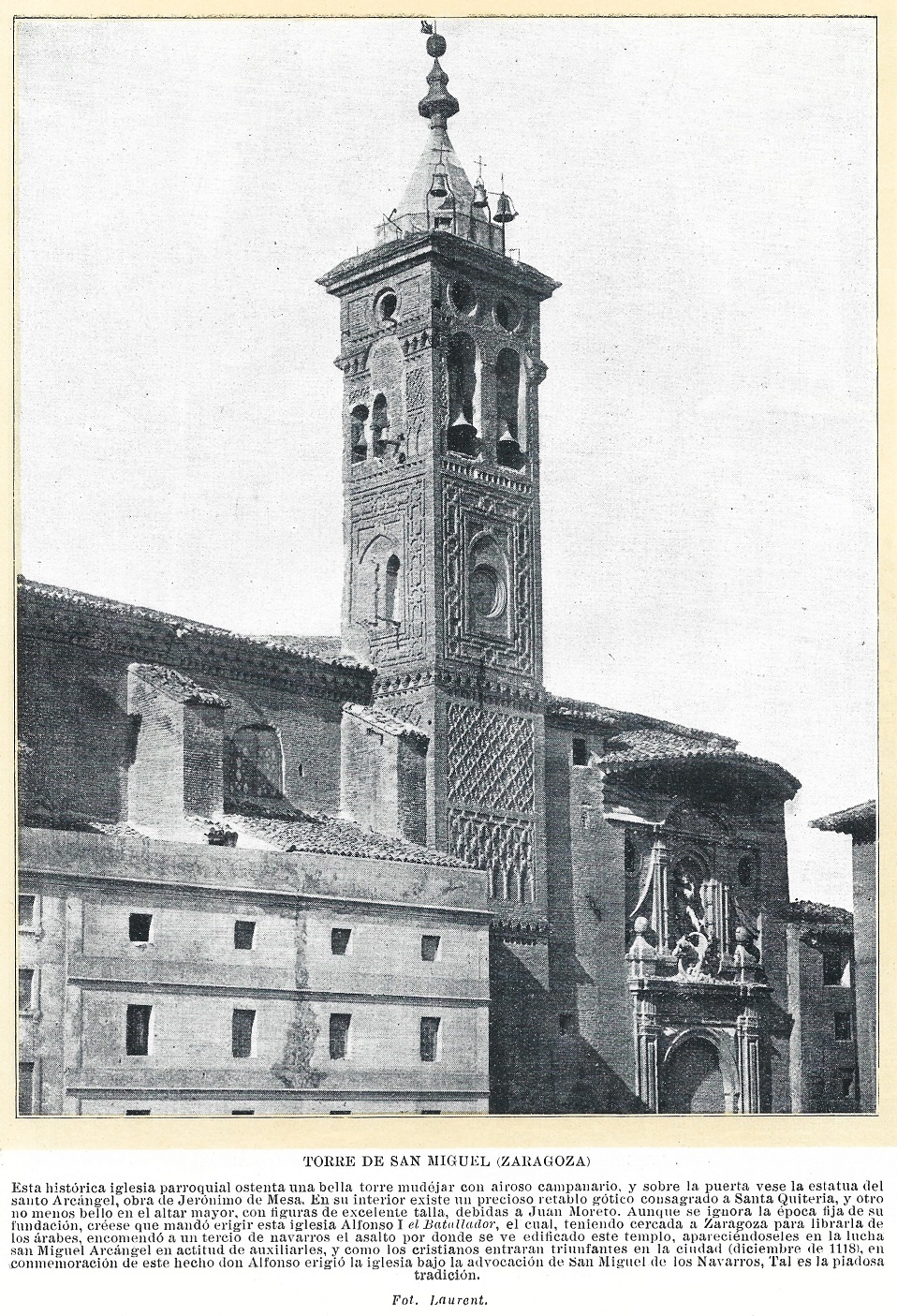 Torre de San Miguel (Zaragoza).