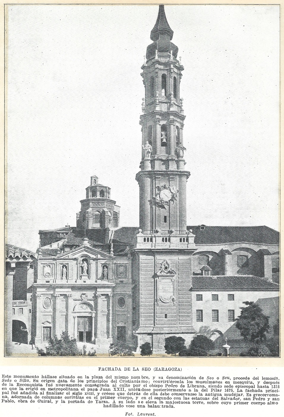 Fachada De La Seo (Zaragoza).