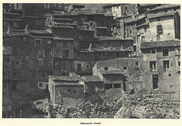 Albarracín. Teruel. España Pueblos y Paisajes en 1942
