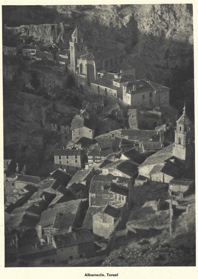 Albarracín. Teruel. España Pueblos y Paisajes en 1942
