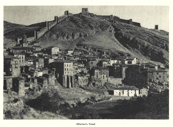 Albarracín. Teruel. España Pueblos y Paisajes en 1942