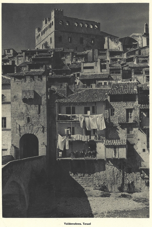 Valderrobres. Teruel. España Pueblos y Paisajes en 1942