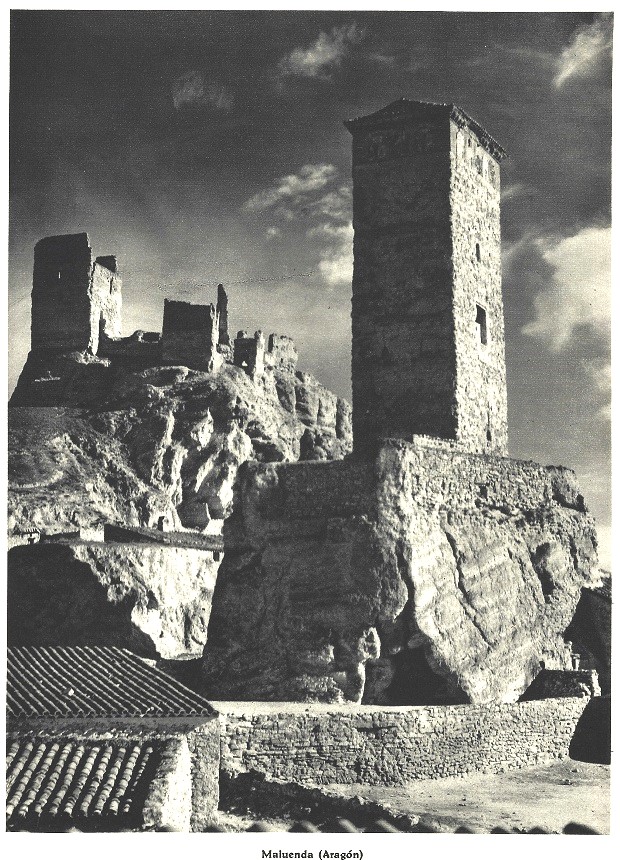 Maluenda. Zaragoza. Aragón. España Pueblos y Paisajes en 1942