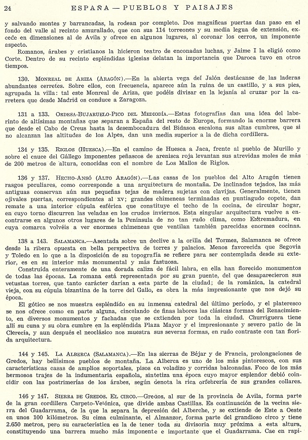 España Pueblos y Paisajes en 1942