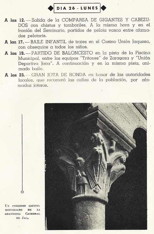 Fiestas en Jaca en 1950. Página 7