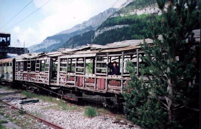 trenes en Canfranc