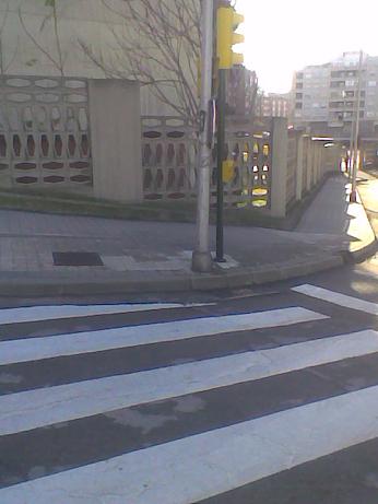 Semáforo en Avenida Clave de Zaragoza