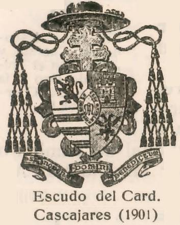 Escudo del Cardenal Cascajares (1901)