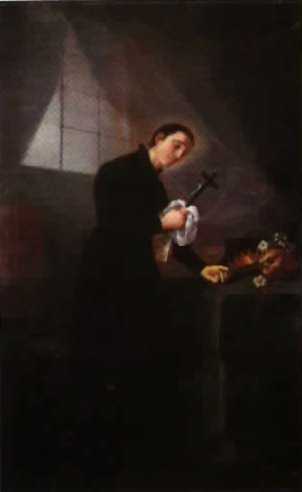 San Luis Gonzaga pintado por Goya