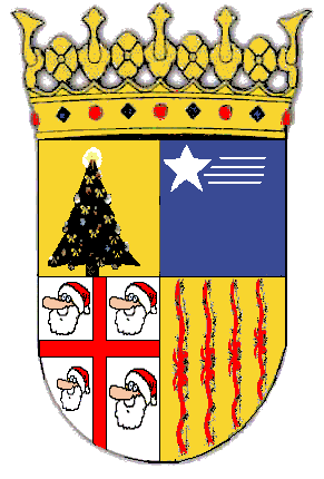Escudo Aragón navideño