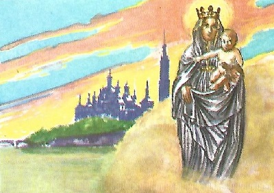 Aragón la Virgen del Pilar y el Ebro