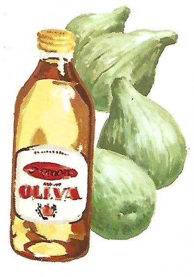 Aragón aceite y frutas