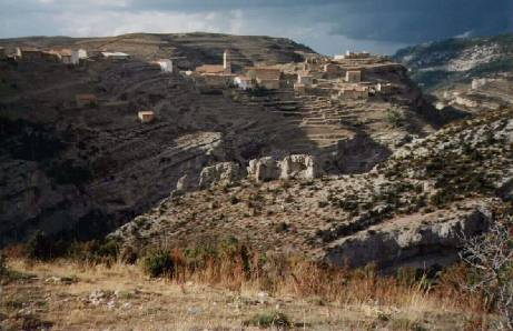 Vistas del pueblo de Cañada de Benatanduz