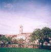 La Iglesia de Castel de Cabra desde la huerta de la Colaba