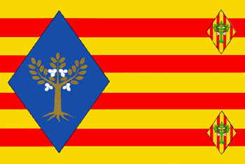 Bandera municipal de Nogueras