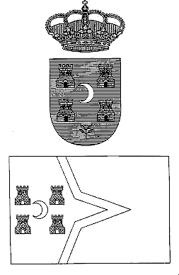 Escudo y bandera municipal de Puebla de Hijar