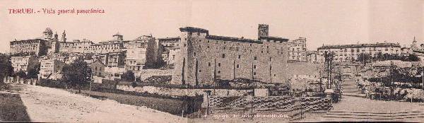 Panorámica de Teruel a principios del siglo XX