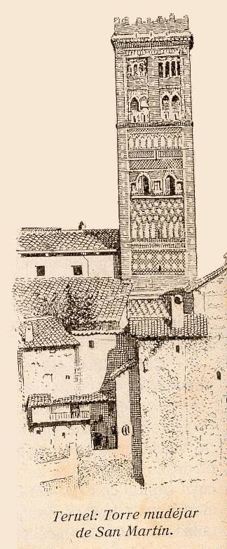 Torre San Martín inicio siglo XX Teruel