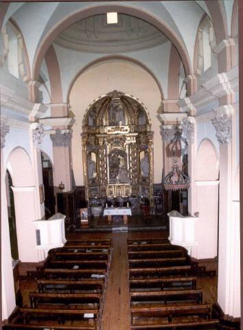 Altar mayor Nuestra Señora de La Asunción de Abanto