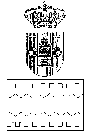 bandera y escudo municipal de Aguarón